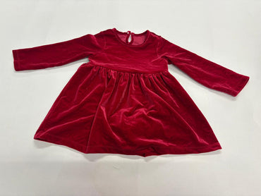 Red - full sleeve onesies frock