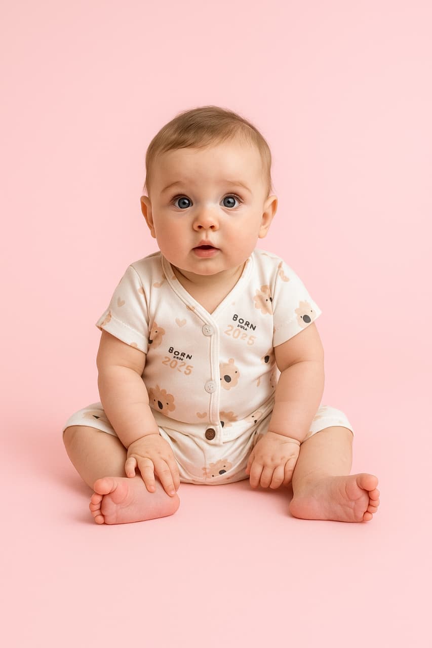 White born 2025- Jabla Shorts