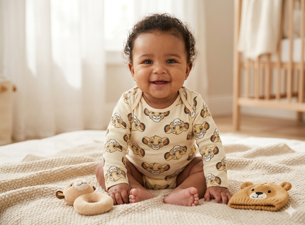 Yellow siba- Baby Romper
