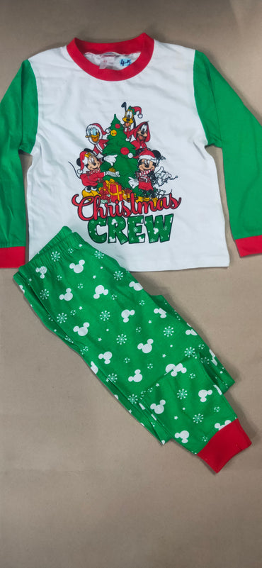 Christmas crew-Full Sleeve Pajama Set