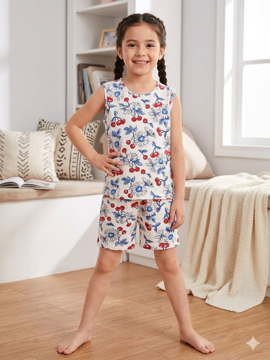 Cherry 🍒 Sleeveless co-ords