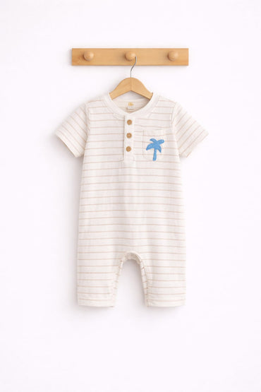 Mini palm tree - Baby High Quality half Jumpsuits