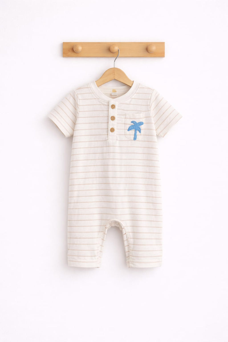 Mini palm tree - Baby High Quality half Jumpsuits
