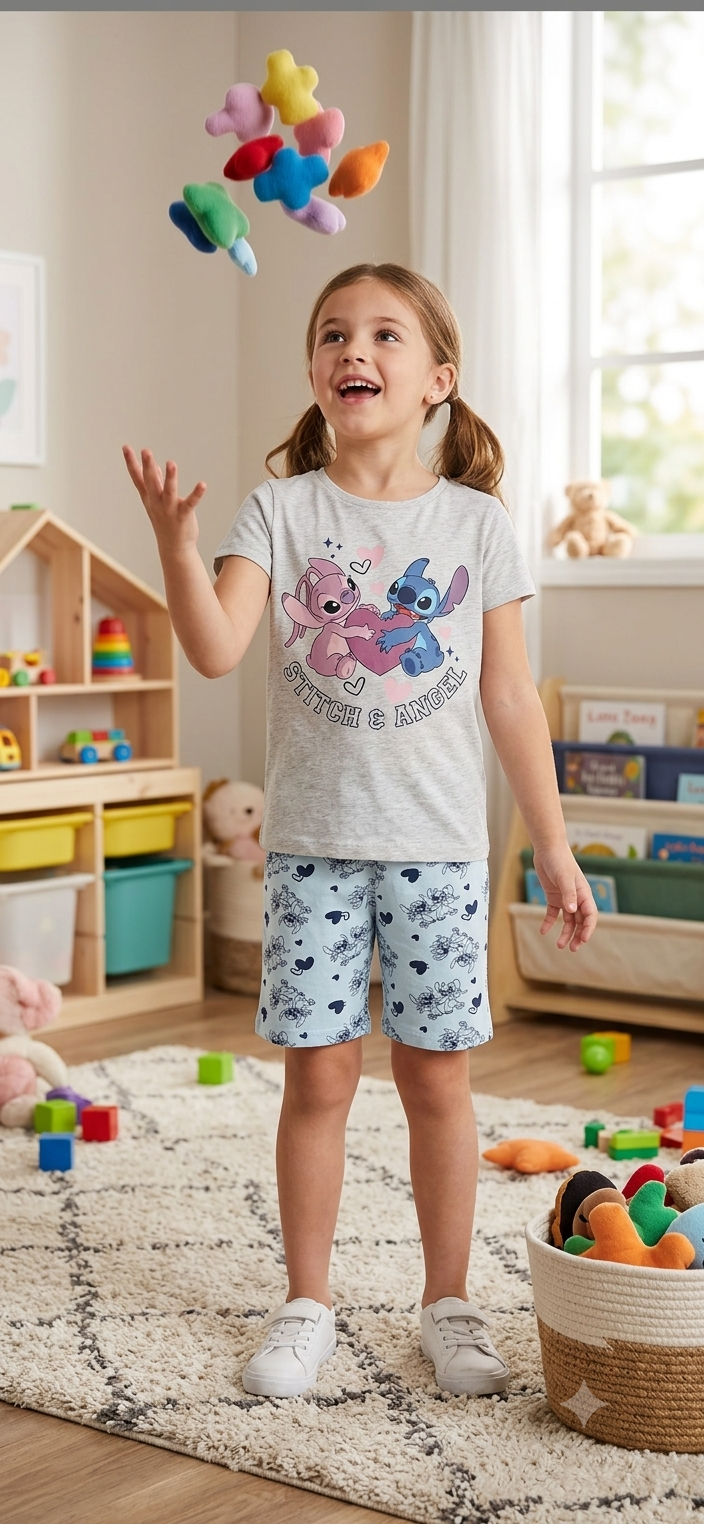 Kids half Sleeve shorts Set