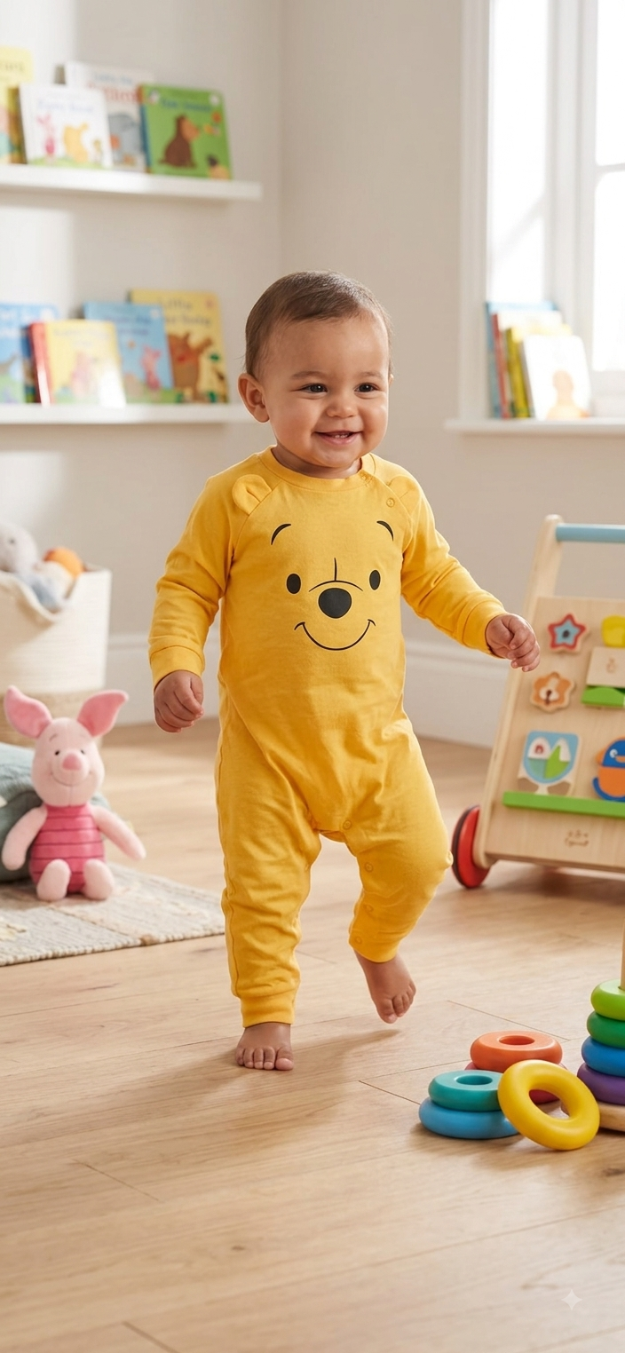 Yellow reddy face-Baby High quality jumpsuit