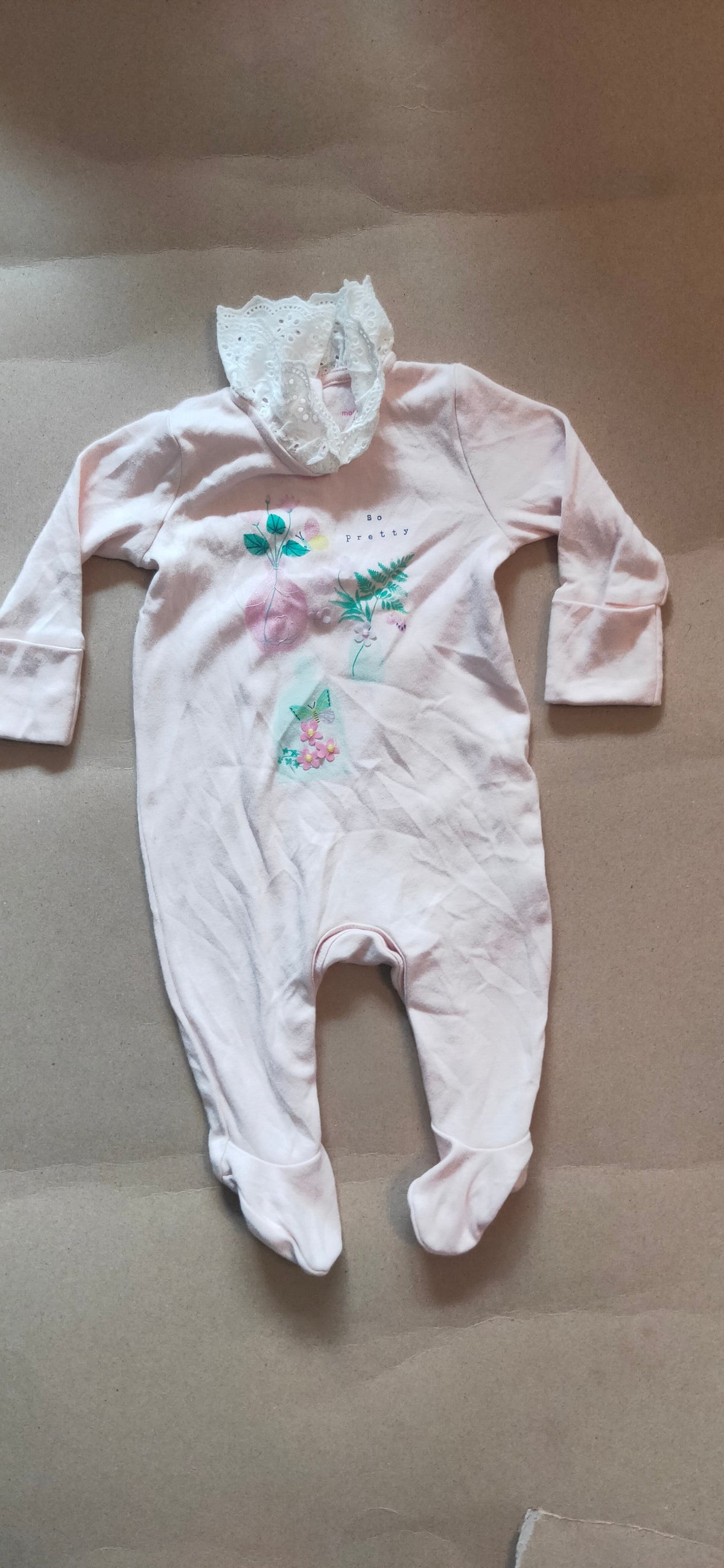 Peach pink so preety Baby high quality jumpsuit