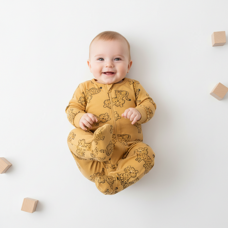 Yellow  cheetah print - Jumpsuit
