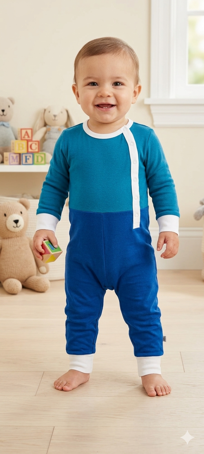 Blue colour -Baby Jumpsuits