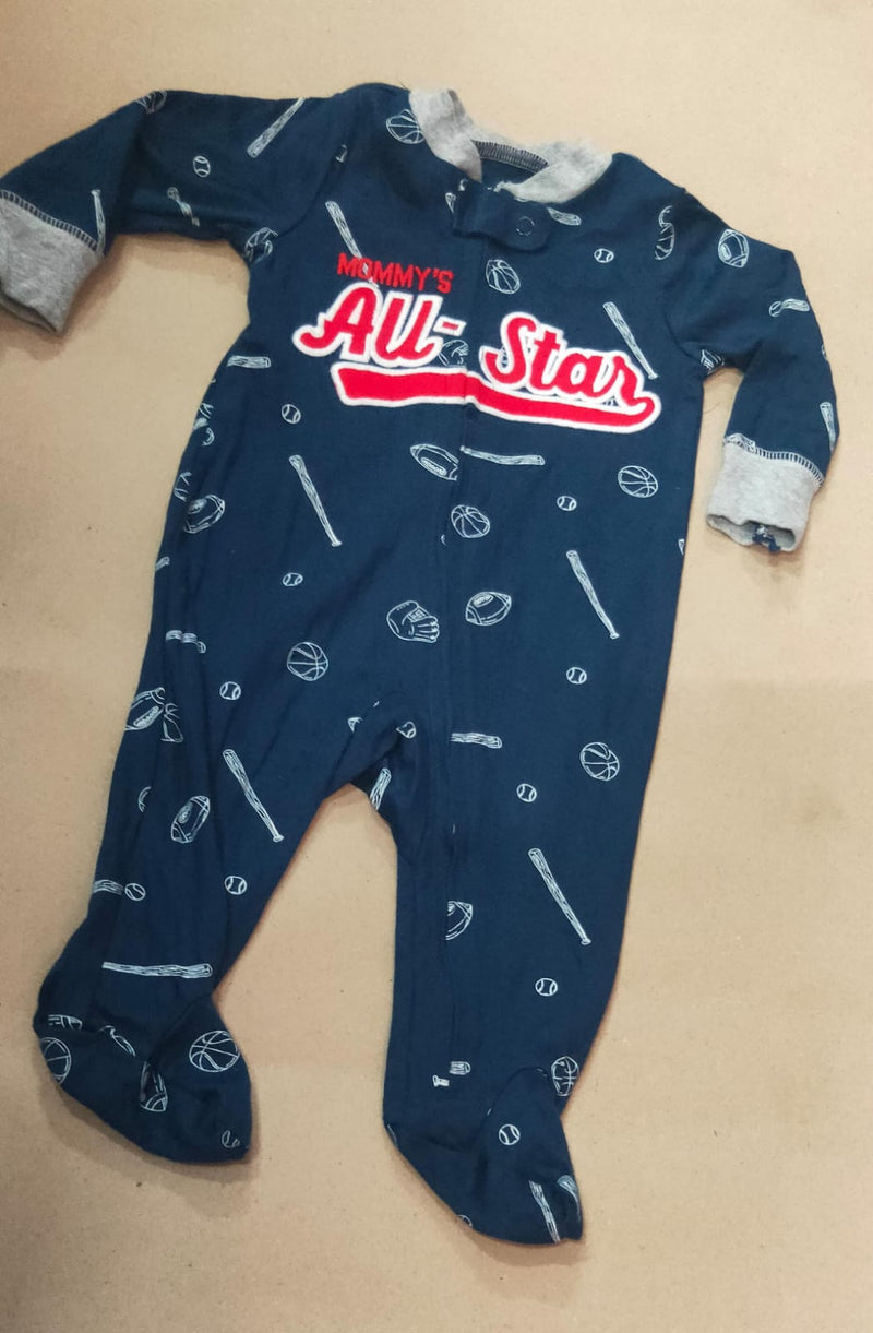 All star dark blue with shoe Baby high quality jumpsuit