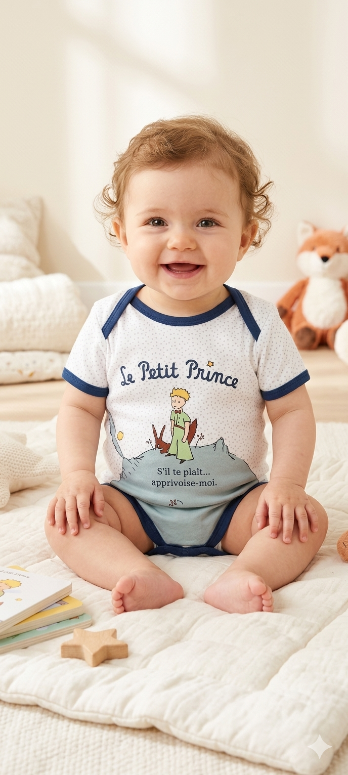 S'il te plait apprivoise -moi - Baby Romper