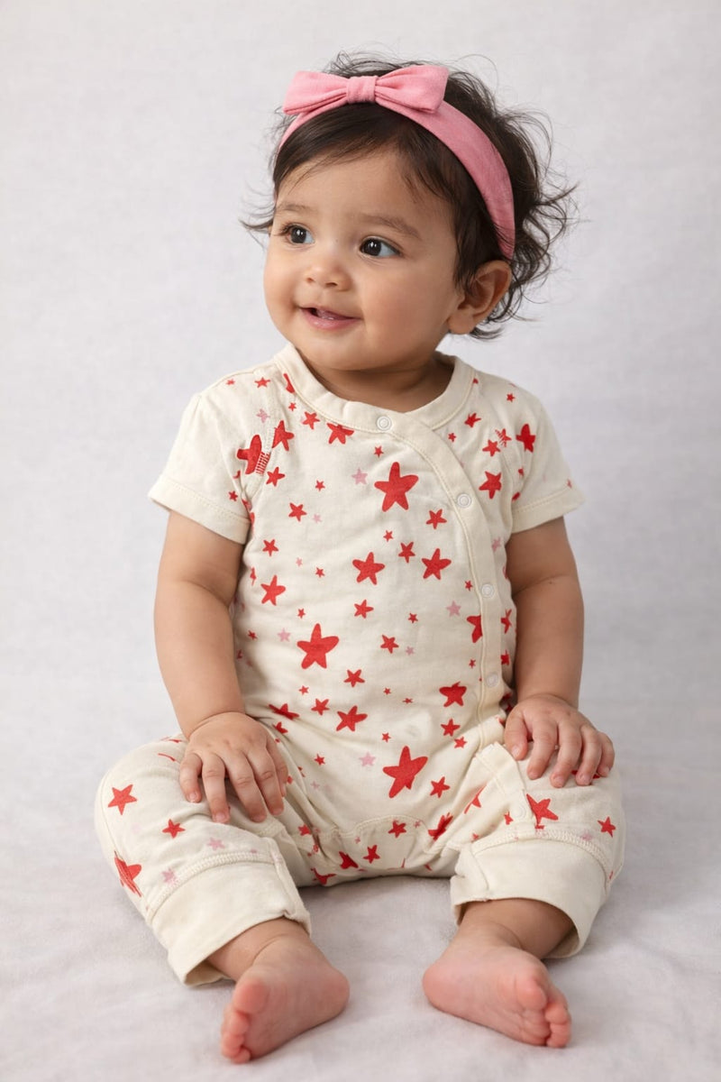 Orange star -Baby Jumpsuits
