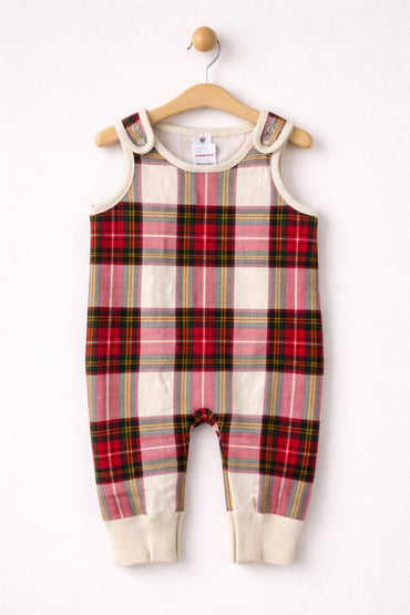Red checked-Baby Jumpsuits