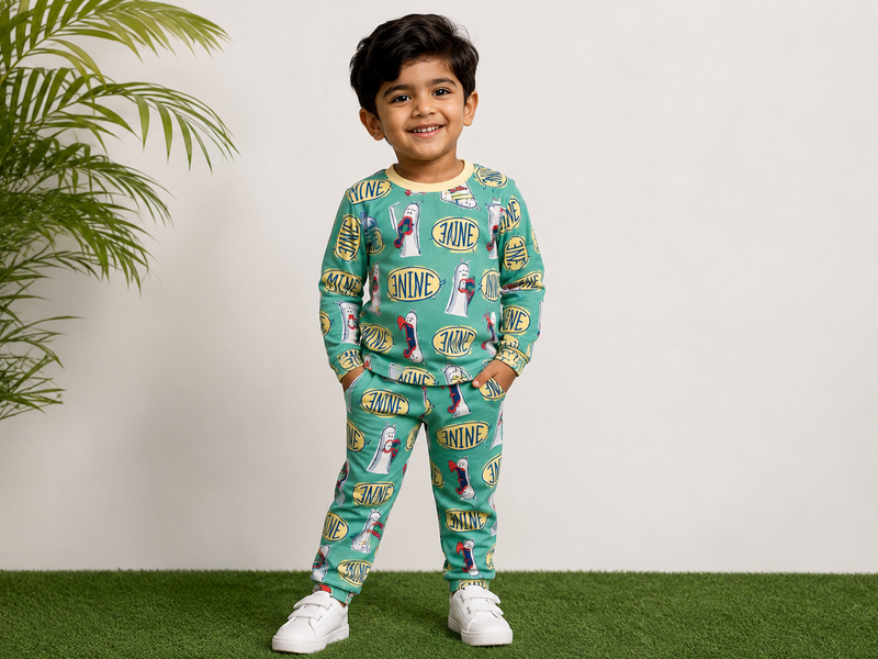 Mint green premium winter wear