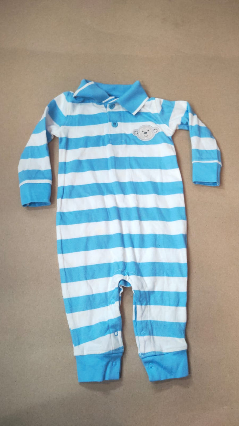 Ink blue mockey Baby high quality jumpsuit
