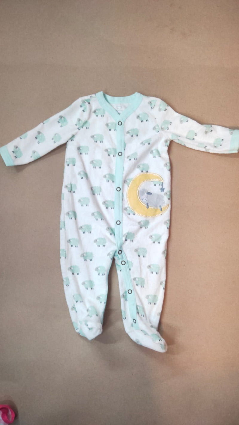 White blue 🐑 sheep with shoes Baby High quality Jumpsuits