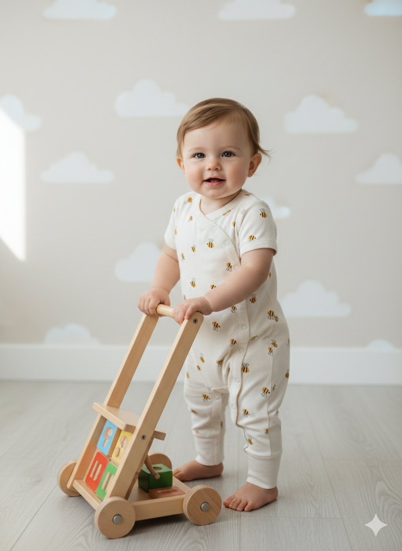 Honey  bee -high Quality Baby Jumpsuit